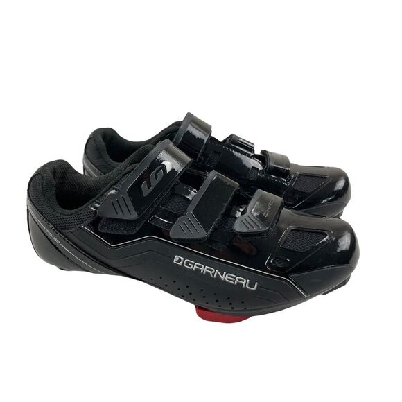 Louis Garneau HRS-80 Chrome Black Cycling Shoes Sz 5 US / EU 38 Ergo Air - Picture 1 of 8
